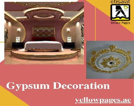 Gypsum Decoration Services & Companies in UAE | Gy
