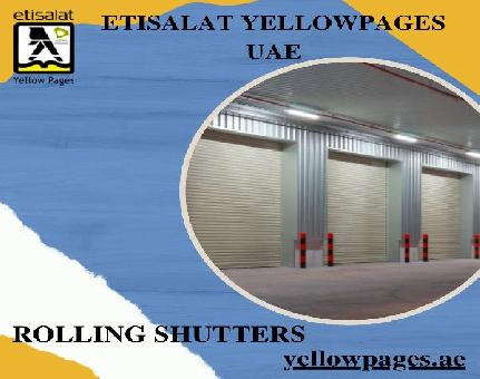 Top Rolling Shutters Suppliers in UAE