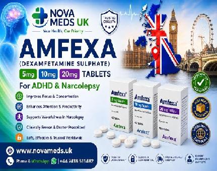 Buy Amfexa Tablets Online UK For ADHD & Narcolepsy