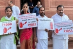 Lok Sabha, Congress MPs latest, after protests 4 congress mps suspended from lok sabha, Congress mps suspended
