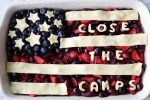 Trump, Indian American Activist Padma Lakshmi, indian american activist padma lakshmi send a message to trump through a pie on 4th of july, Padma lakshmi