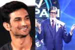 set, social distancing, amitabh bachchan s question for first contestant on kbc 12 is about sushant singh rajput, Kbc