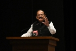 naidu Vasudhaiva Kutumbakam, naidu on terrorism, being non violent and peace loving does not mean that we are weak vp, Ram madhav