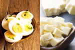Boiled Eggs vs Paneer Cubes best, Boiled Eggs vs Paneer Cubes comparison, boiled eggs vs paneer cubes best option as protein snack, Protein snacks