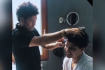 Cheteshwar’s wife Puja, Lockdown, fatherly love sachin tendulkar gives arjun tendulkar a haircut, Arjun tendulkar