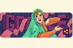 madhubala doodle, madhubala neel kamal, google celebrates madhubala s 86th birth anniversary, Google doodle