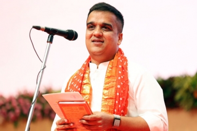 Harsh Sanghavi takes Oath as Gujarat Deputy Chief Minister