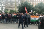 london protest indians, protest pakistan commission london, indians protest in london over pulwama terror attack, Separatists