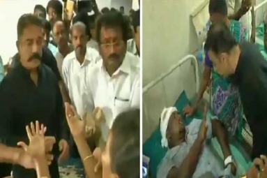 Kamal Hasan Visits Sterlite Protesters and Firing Victims in Hospital