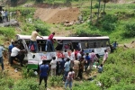 Jagtial, Telangana Bus Accident, over 40 pilgrims killed in horrific telangana bus accident, Jagtial district Jagtial, Telangana Bus Accident, over 40 pilgrims killed in horrific telangana bus accident, Jagtial district