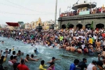 Indians in kumbh mela, Kumbh mela 2019, kumbh mela 2019 indian diaspora takes dip in holy water at sangam, Indian diaspora conclave