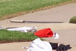 Sam Rayburn Tollway, David Tilley, police arrested man with sword wearing samurai armor cape, Johnny depp