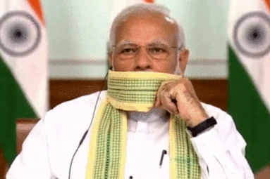 PM Narendra Modi interacted with sarpanchs via video conferencing