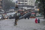 rainfall, deluge, mumbai wakes up to severe rain red alert in the city for 2 days, Maharashtra coast