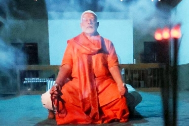 Narendra Modi Meditates At Vivekananda Rock Memorial