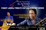 Sitar and Violin Duet - PANDIT JASRAJ TRIBUTE CONCERT SERIES in Virtual Event, Arizona Current Events, sitar and violin duet pandit jasraj tribute concert series, Shahid parvez