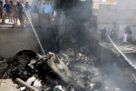 Pakistan, crash, pakistan international passenger flight crashes in karachi, Karachi