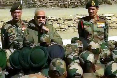Country can sleep because of soldiers - PM Modi
