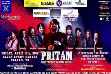 Pritam Live In Concert (Dallas TX)