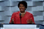Atlanta, Georgia, stacey abrams helped torch state flag during college protest, J j abrams