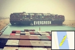 Suez Canal news, Ever Given container ship in Suez Canal, egypt s suez canal blocked after a massive cargo shit turns sideways, Satellite data