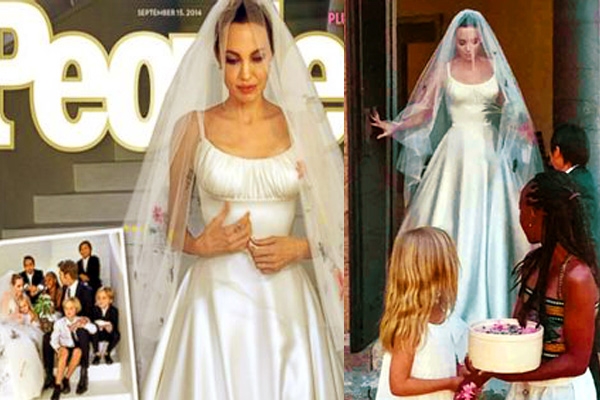 Brangelina donate $5 mn made from wedding picture},{Brangelina donate $5 mn made from wedding picture