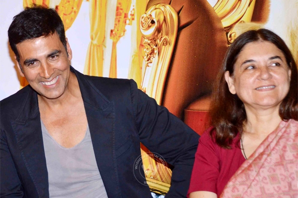 Why Maneka Gandhi is so pleased with Akshay Kumar?},{Why Maneka Gandhi is so pleased with Akshay Kumar?