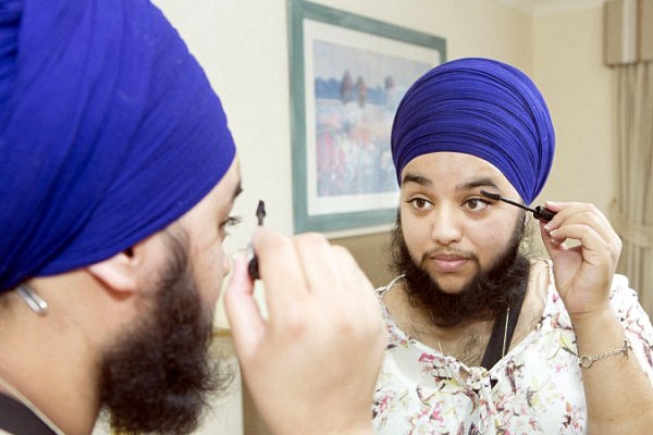 British Indian-origin girl grows beard