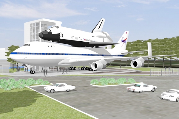 Independence Plaza at space center Houston open to public