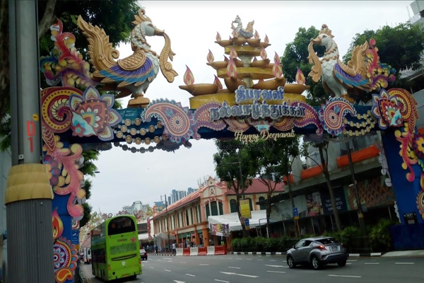Singapore's 'Little India' Getting Illuminated to Welcome Diwali