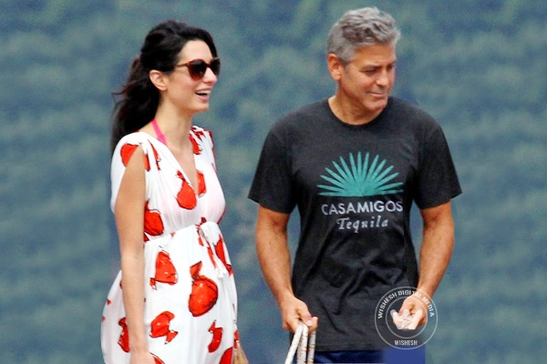 George Clooney and Amal Alamuddin getting ready for an intimate lake wedding},{George Clooney and Amal Alamuddin getting ready for an intimate lake wedding