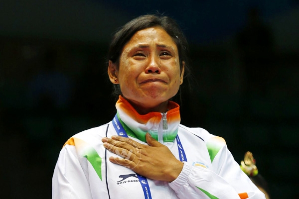 Sarita Devi Thanks Sachin Tendulkar and others},{Sarita Devi Thanks Sachin Tendulkar and others