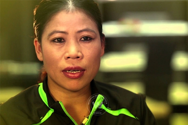 Mary Kom shoots in support of circus elephants},{Mary Kom shoots in support of circus elephants