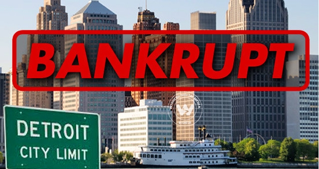 Detroit bankrupted!},{Detroit bankrupted!