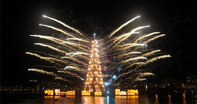 India's tallest Christmas tree enters Guinness Book of World Records},{India's tallest Christmas tree enters Guinness Book of World Records