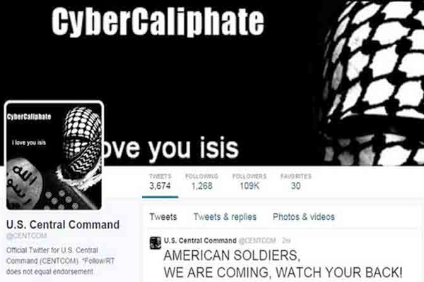 ISIS terrorist hacked Twitter and Youtube accounts of US Military Command?},{ISIS terrorist hacked Twitter and Youtube accounts of US Military Command?
