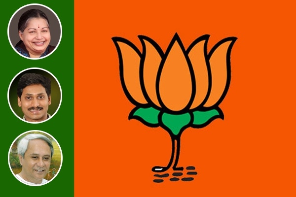 Jaya Jagan Patnaik bjp party},{BJP wooing Jaya Jagan Patnaik to isolate Congress