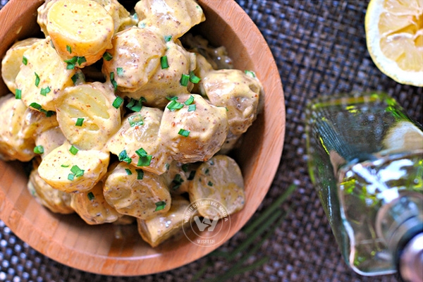 Quick and easy baby potato salad recipe